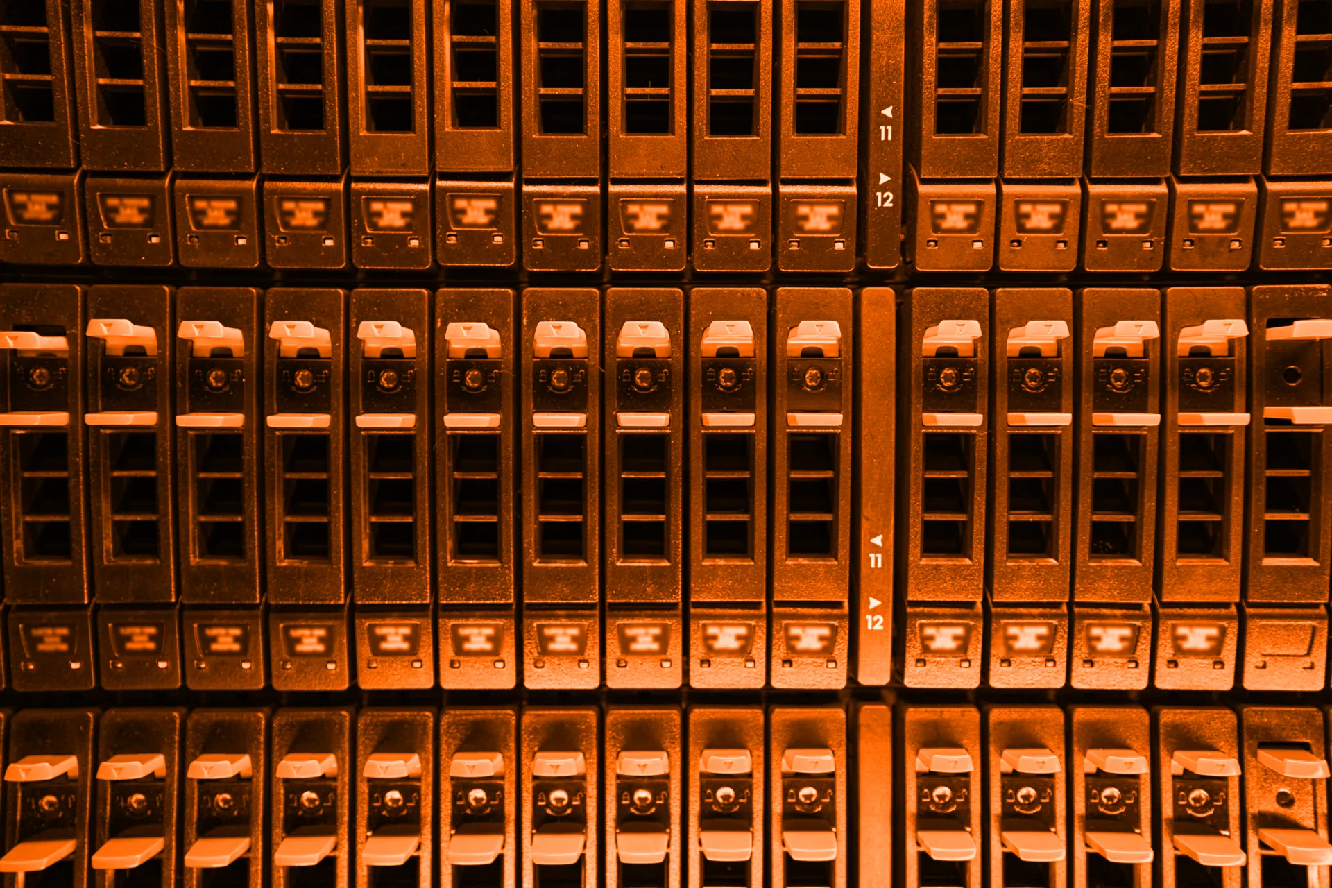 cPanel data storage disk array of network equipment