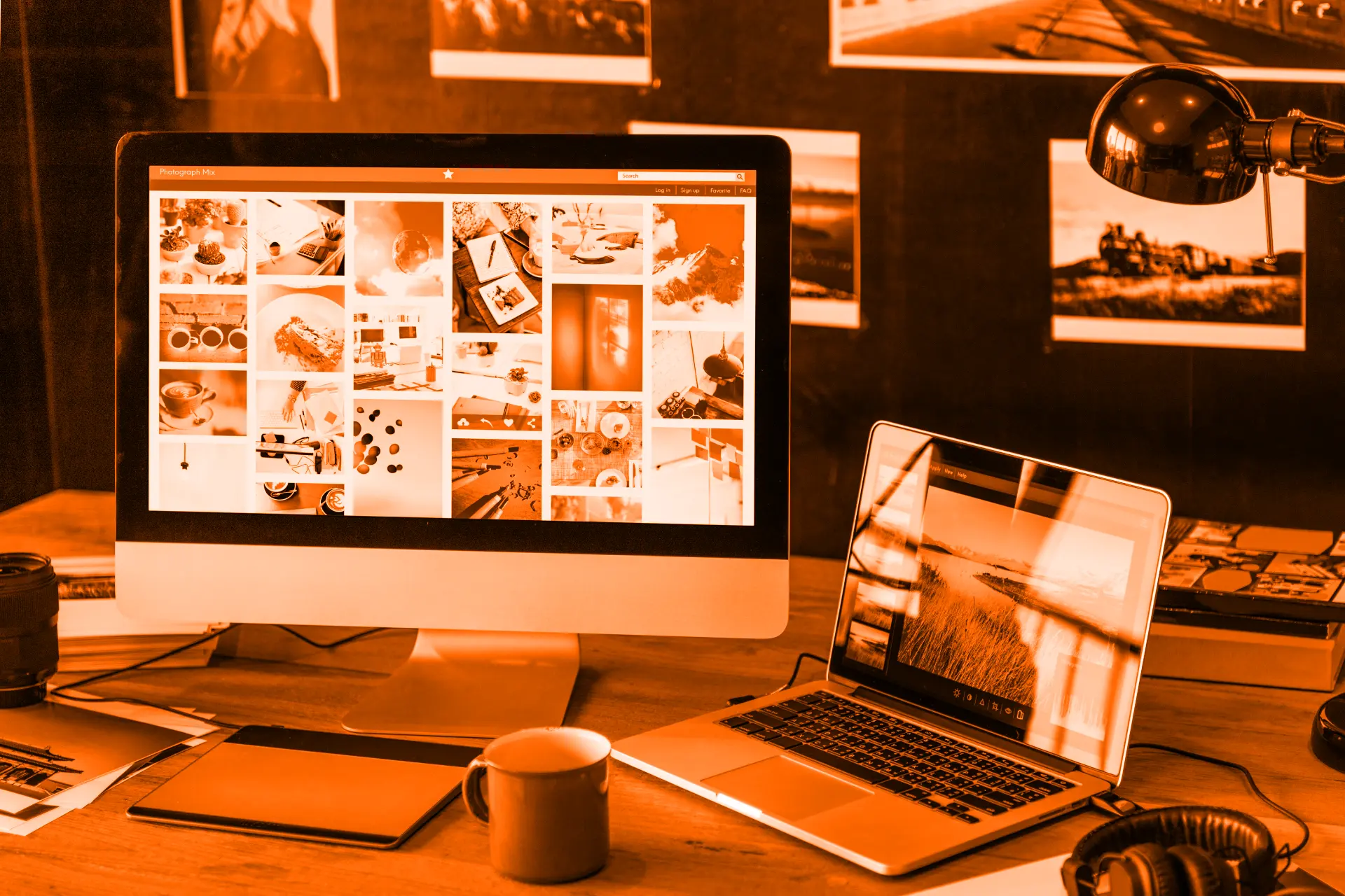 Wordpress website with theme and plugins installed