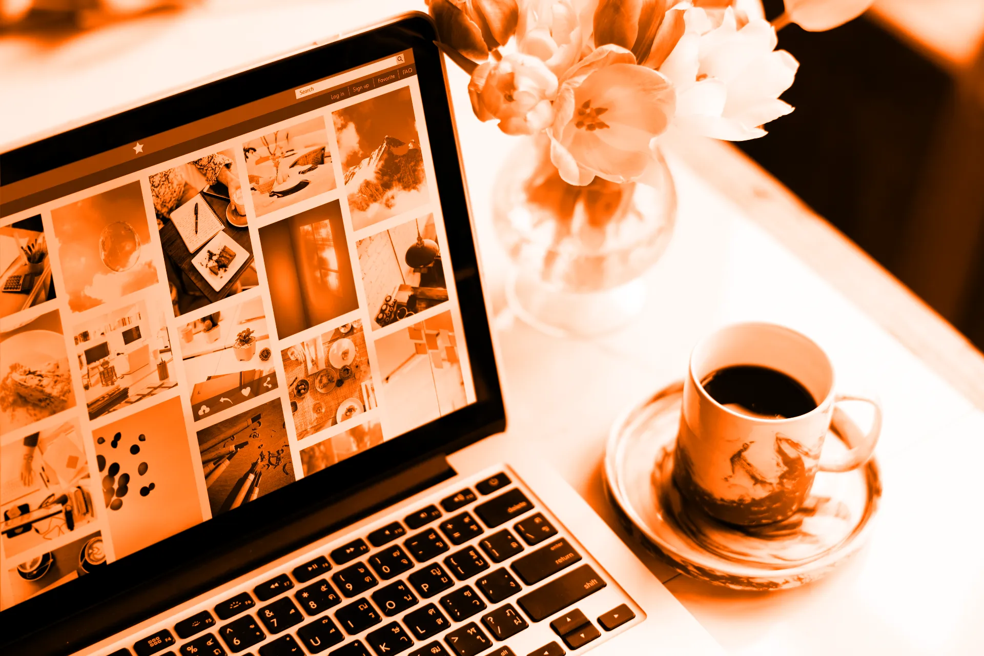 Website displayed after website recovery successfully completed