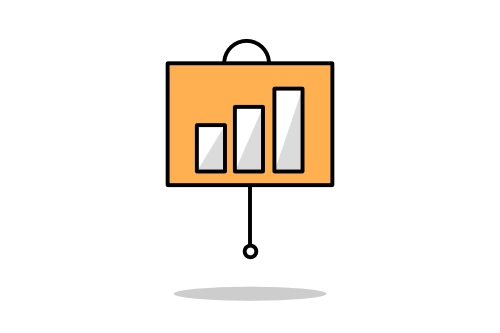 Marketing analytics chart